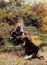 Sitting in the Garden